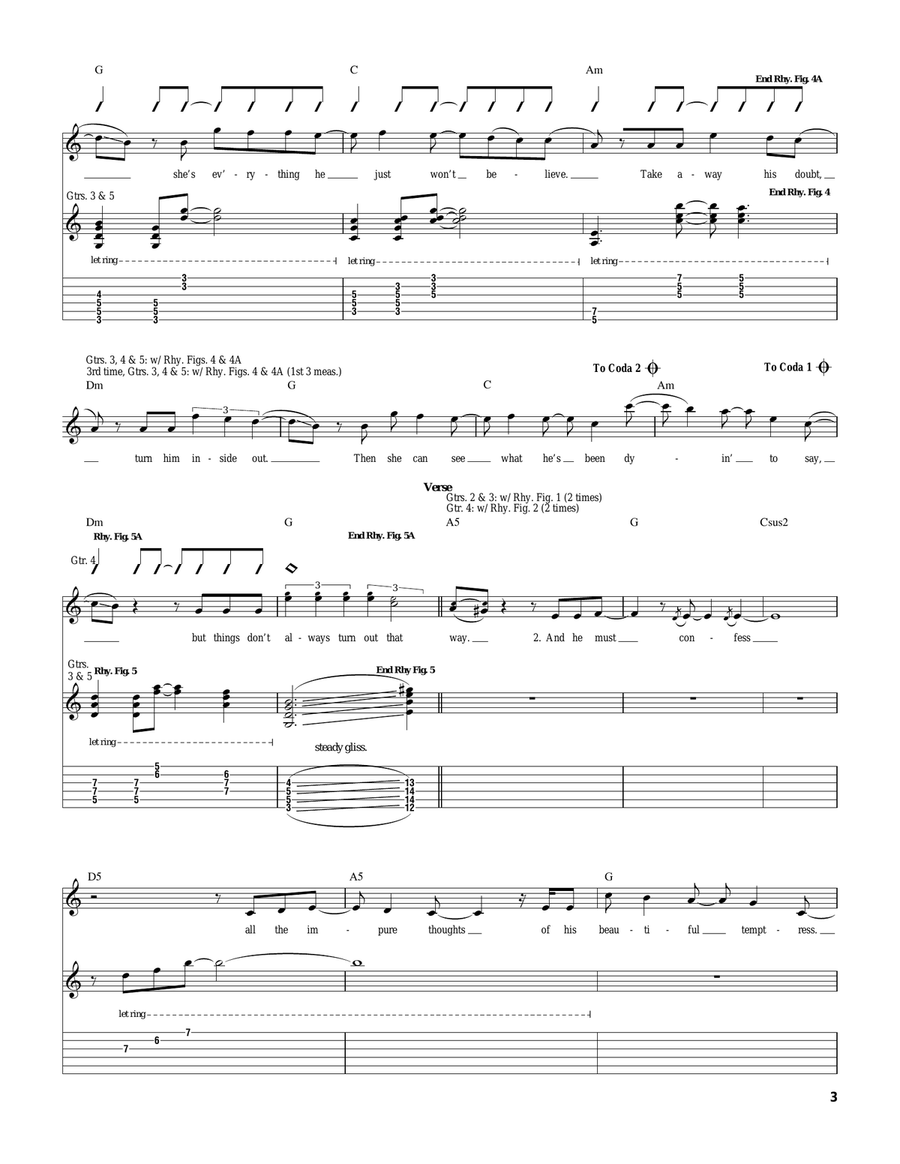 Things Don't Always Turn Out That Way Acoustic Guitar scores gallery preview page 3