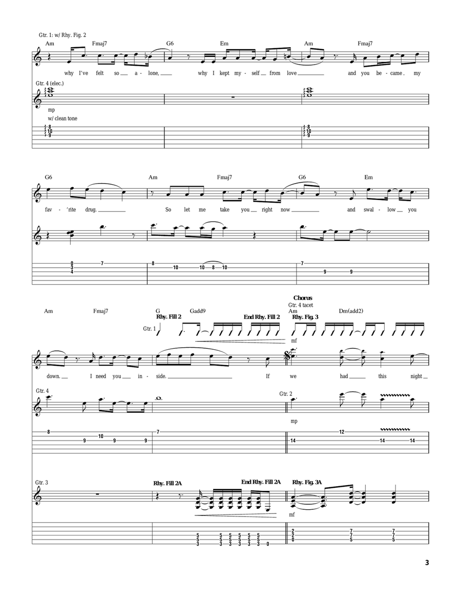 Unstoppable Unstoppable Acoustic Guitar scores gallery preview page 3