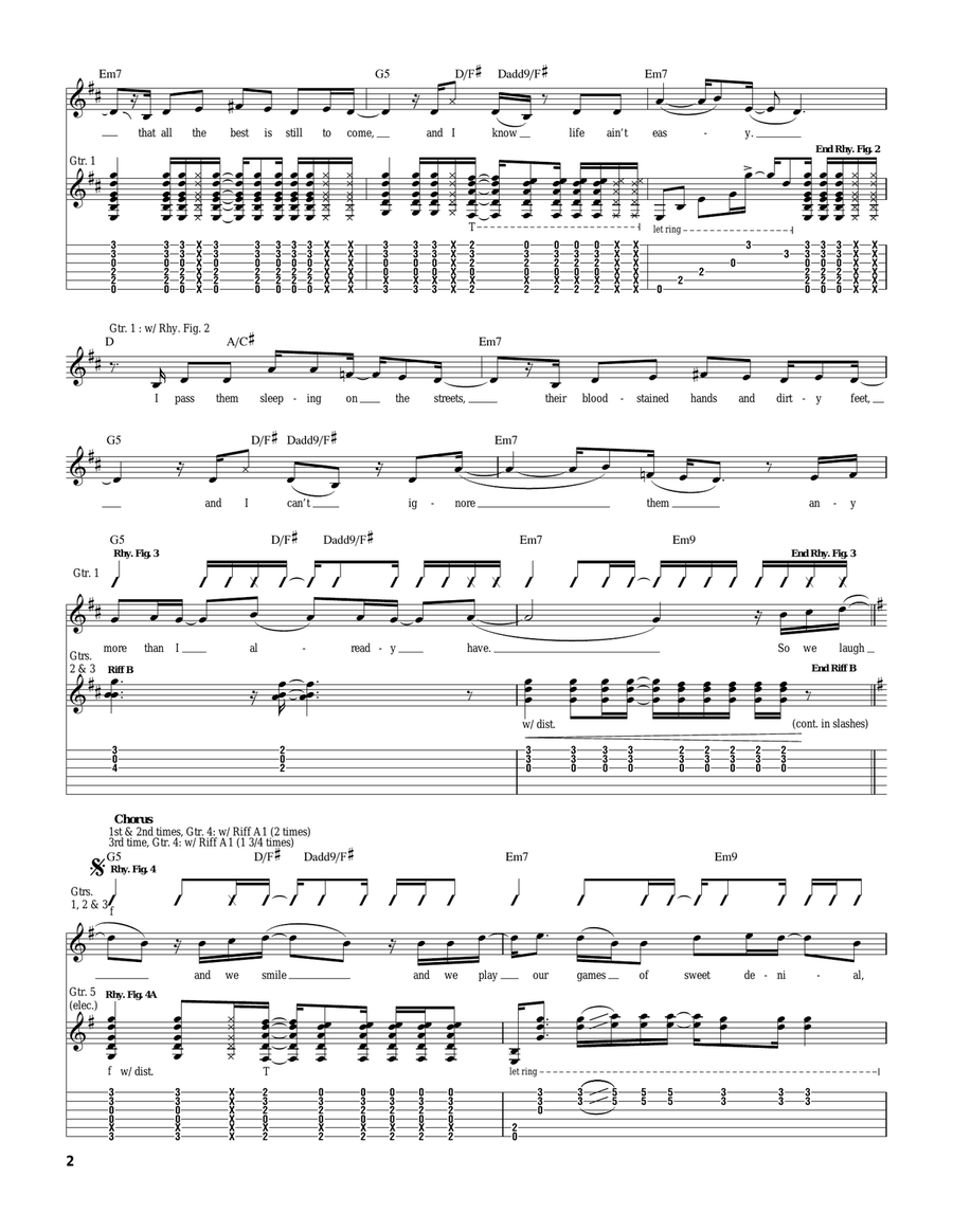 We're Forgiven We're Forgiven Acoustic Guitar scores gallery preview page 2