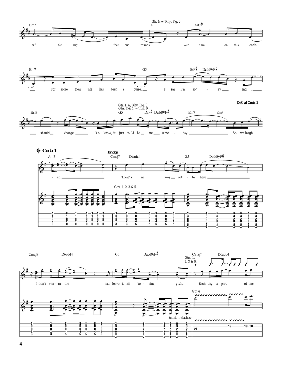 We're Forgiven We're Forgiven Acoustic Guitar scores gallery preview page 4