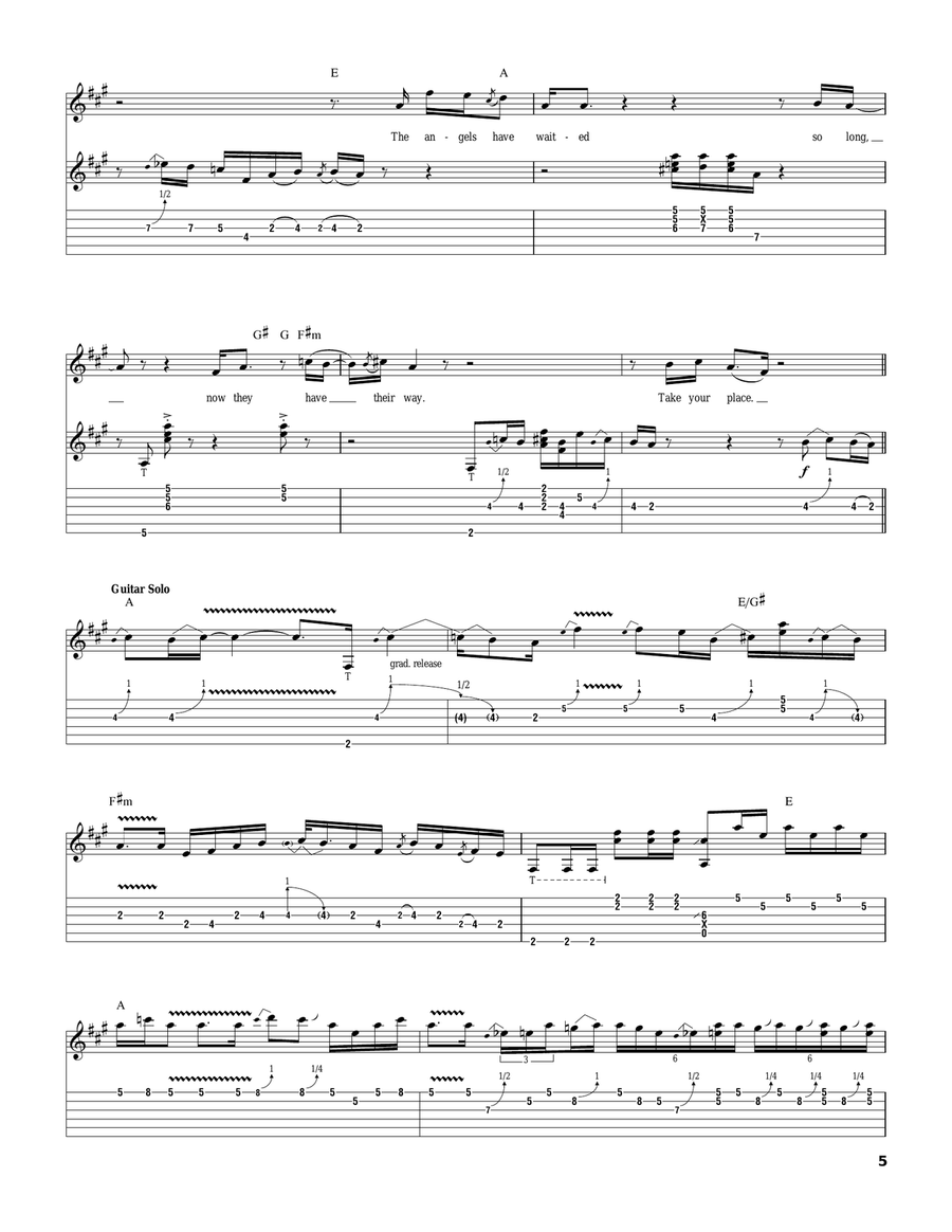 Life Without You Life Without You Acoustic Guitar scores gallery preview page 5