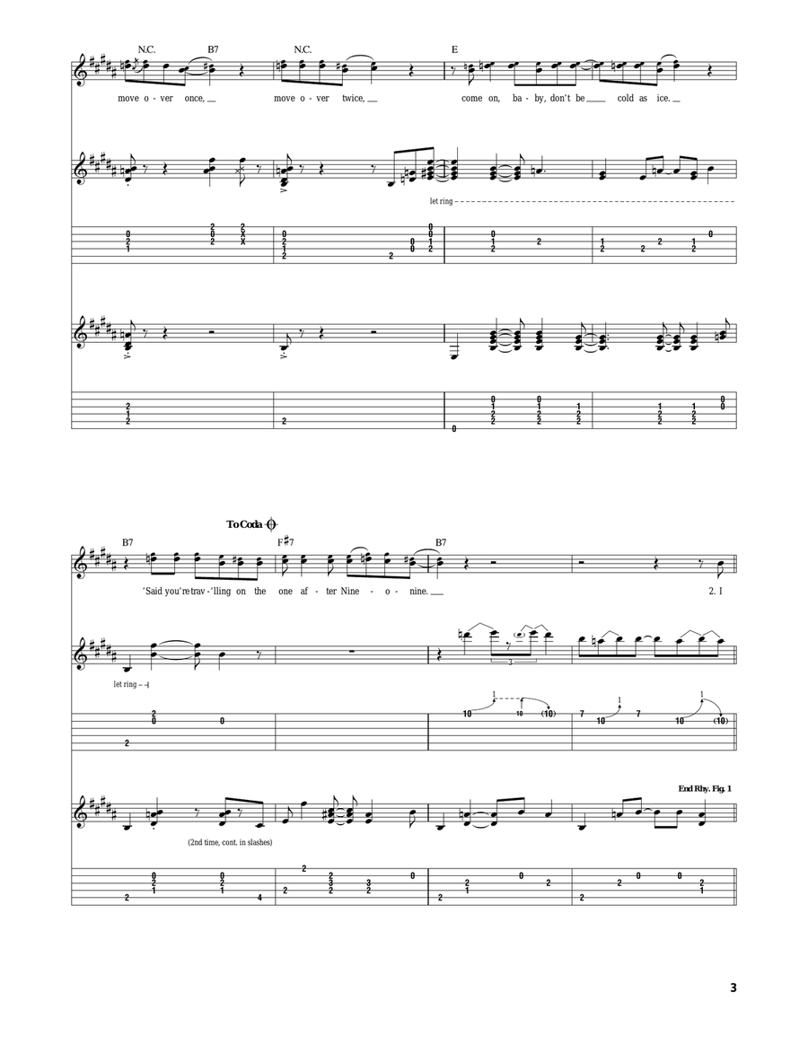 One After 909 One After 909 Acoustic Guitar scores gallery preview page 3