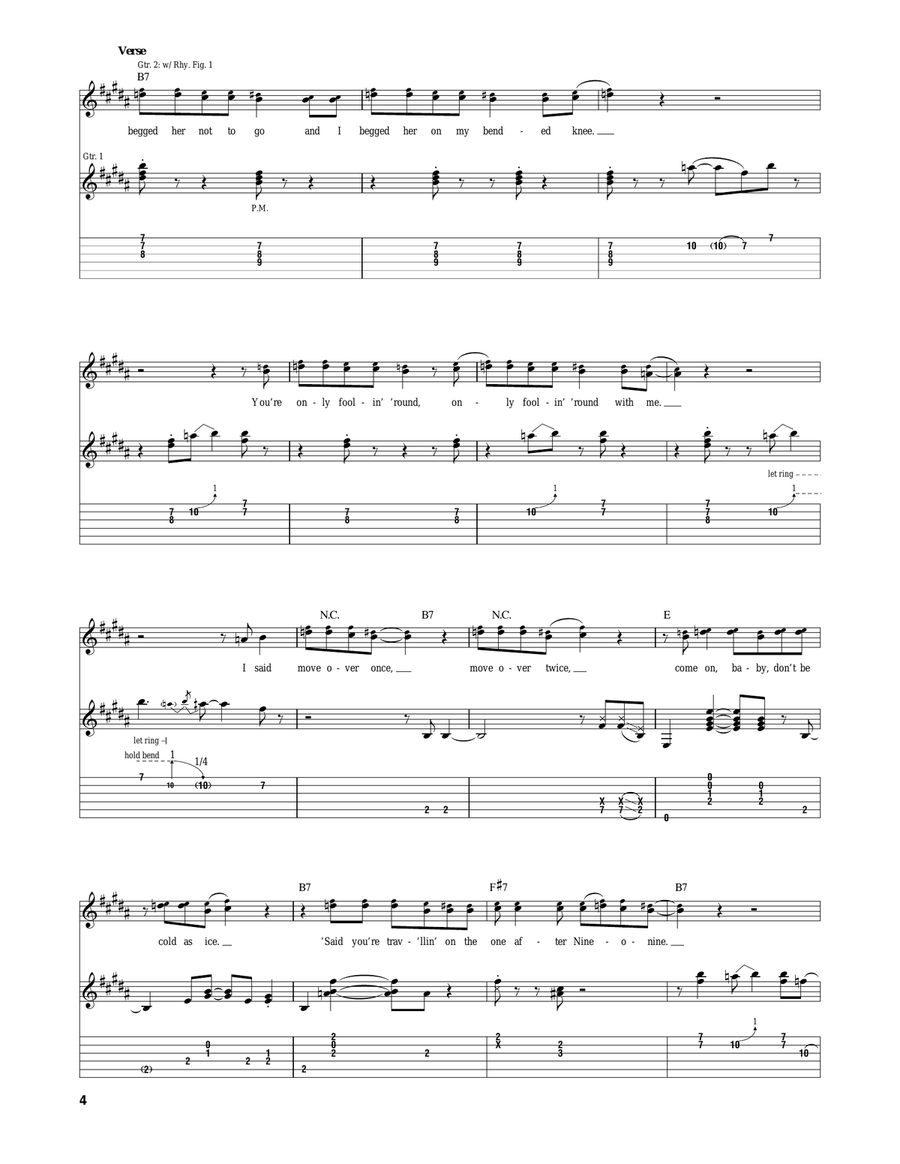 One After 909 One After 909 Acoustic Guitar scores gallery preview page 4