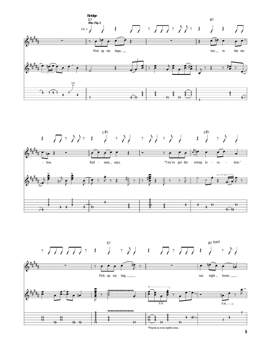 One After 909 One After 909 Acoustic Guitar scores gallery preview page 5