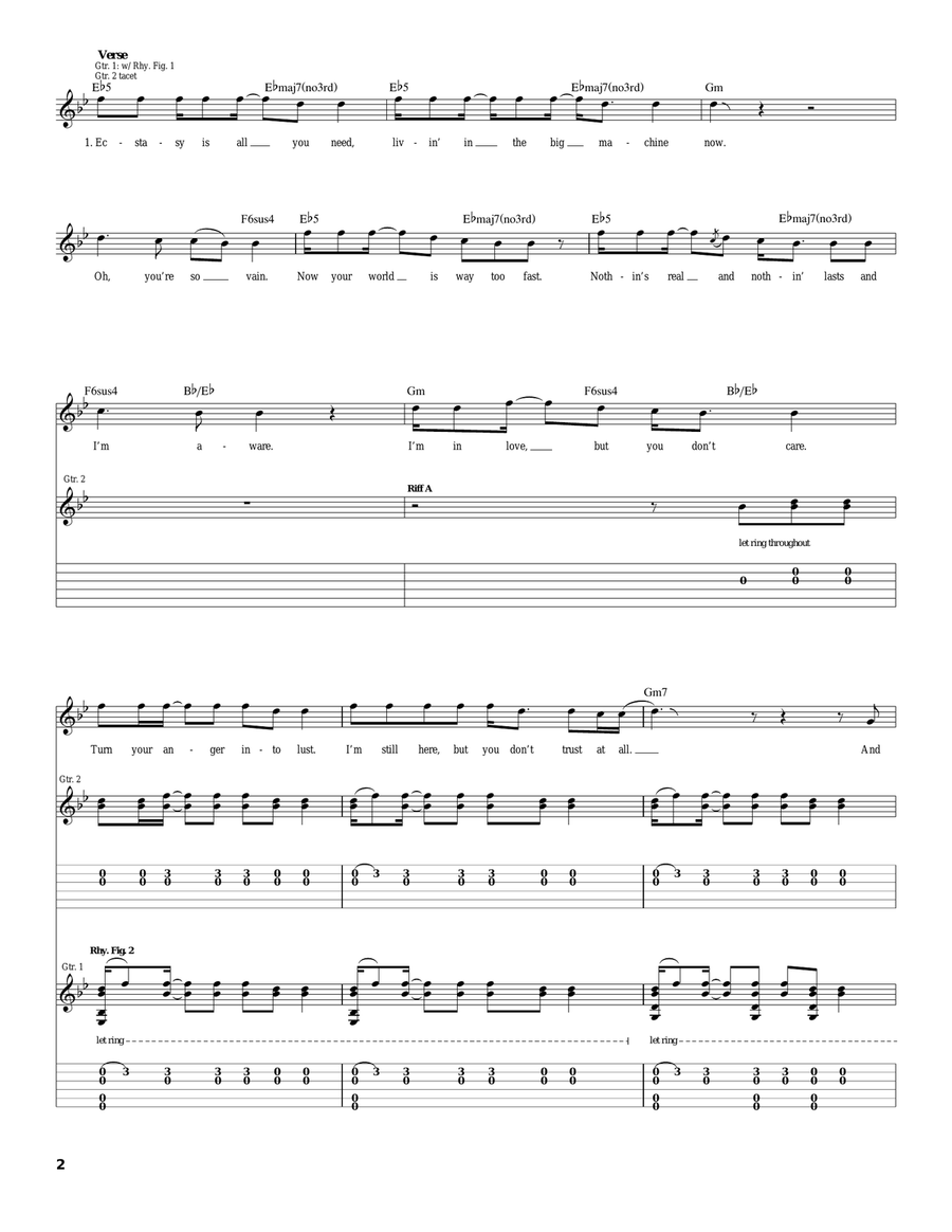 Big Machine Big Machine Acoustic Guitar scores gallery preview page 2