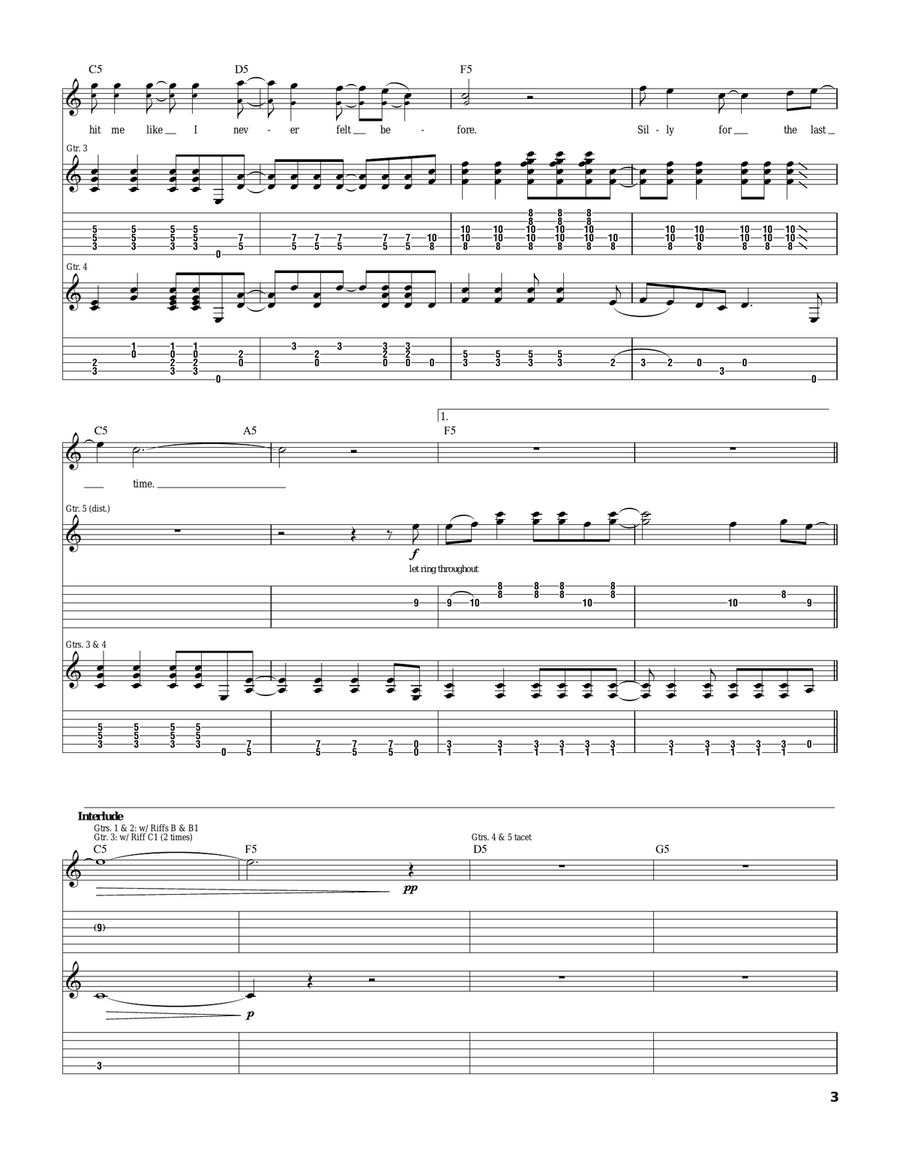 You Never Know You Never Know Acoustic Guitar scores gallery preview page 3