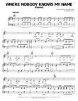 Where Nobody Knows My Name (Reprise)
