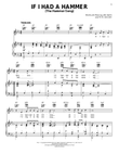 If I Had A Hammer (The Hammer Song)