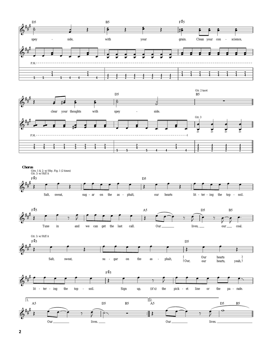 Bleed American Bleed American Acoustic Guitar scores gallery preview page 2