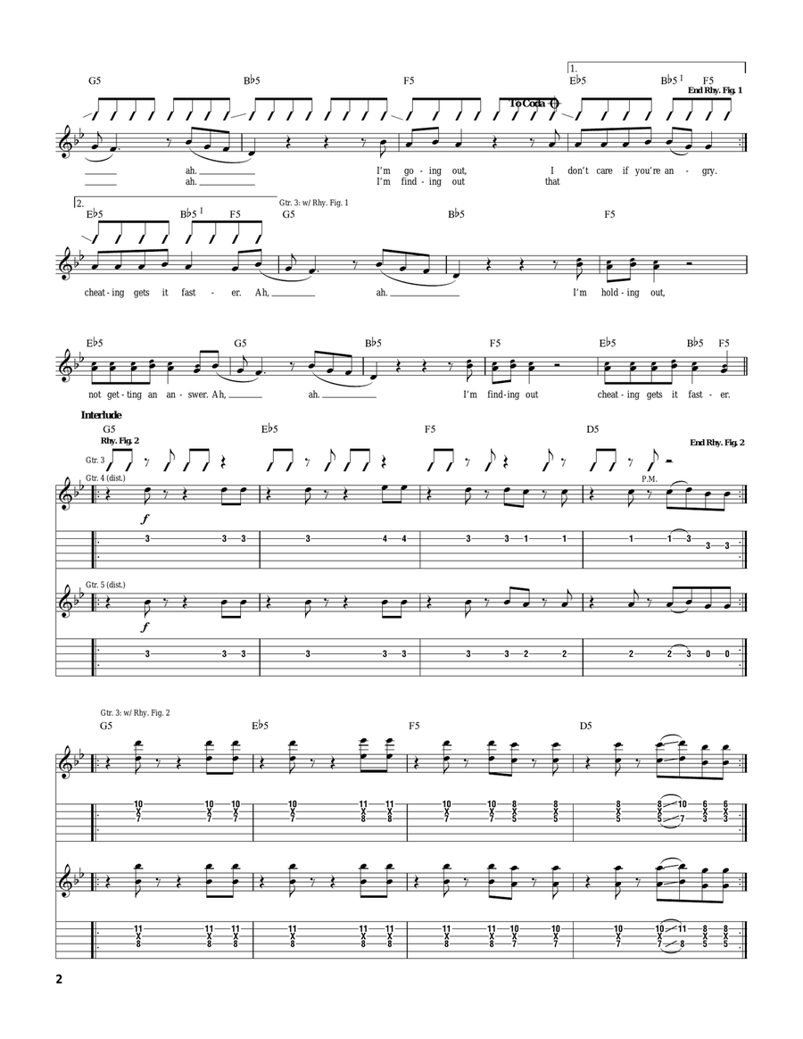 Get It Faster Get It Faster Acoustic Guitar scores gallery preview page 2