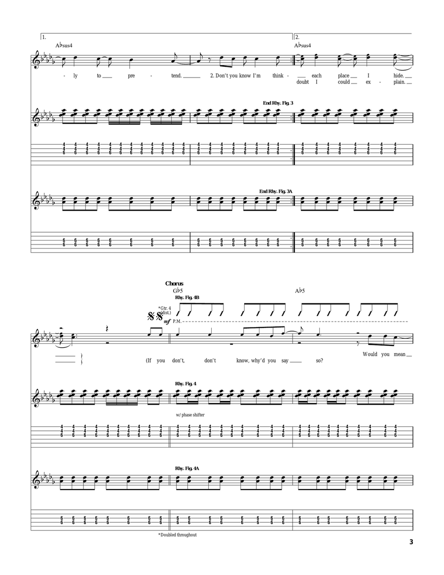 If You Don't, Don't If You Don't, Don't Acoustic Guitar scores gallery preview page 3
