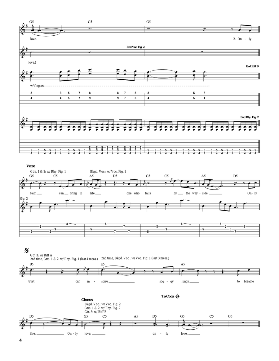 December December Guitar Tablature scores gallery preview page 4