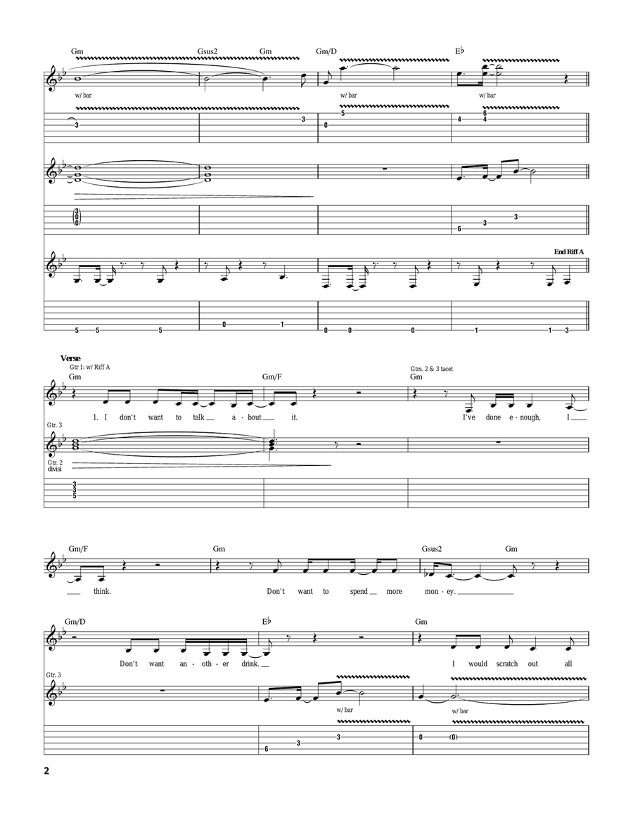 Dance Without Sleeping Dance Without Sleeping Acoustic Guitar scores gallery preview page 2
