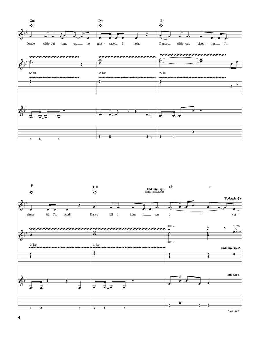 Dance Without Sleeping Dance Without Sleeping Acoustic Guitar scores gallery preview page 4