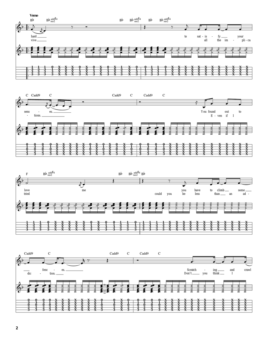 Like The Way I Do Like The Way I Do Acoustic Guitar scores gallery preview page 2
