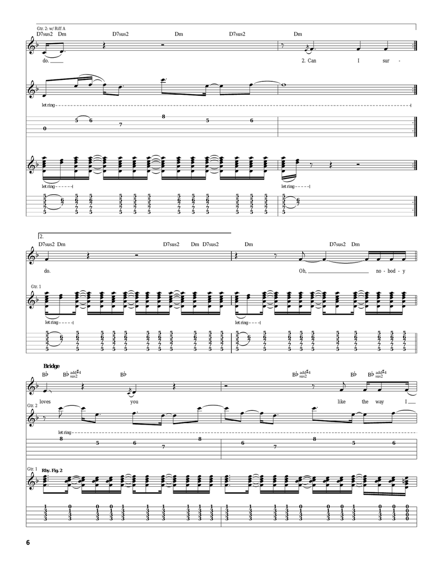 Like The Way I Do Like The Way I Do Acoustic Guitar scores gallery preview page 6