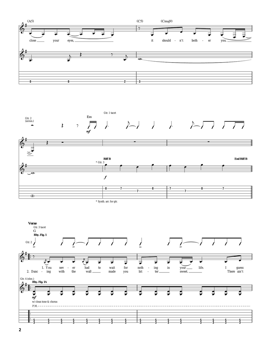 Similar Features Similar Features Acoustic Guitar scores gallery preview page 2