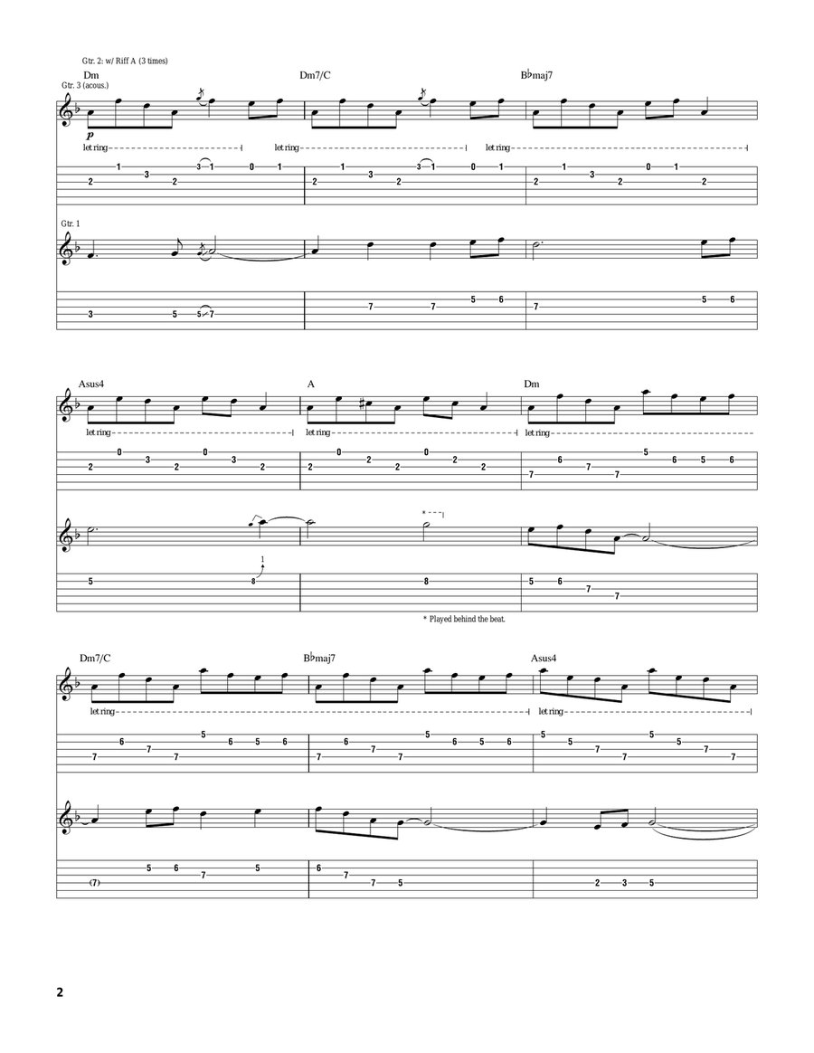 Holiday Holiday Electric Guitar scores gallery preview page 2