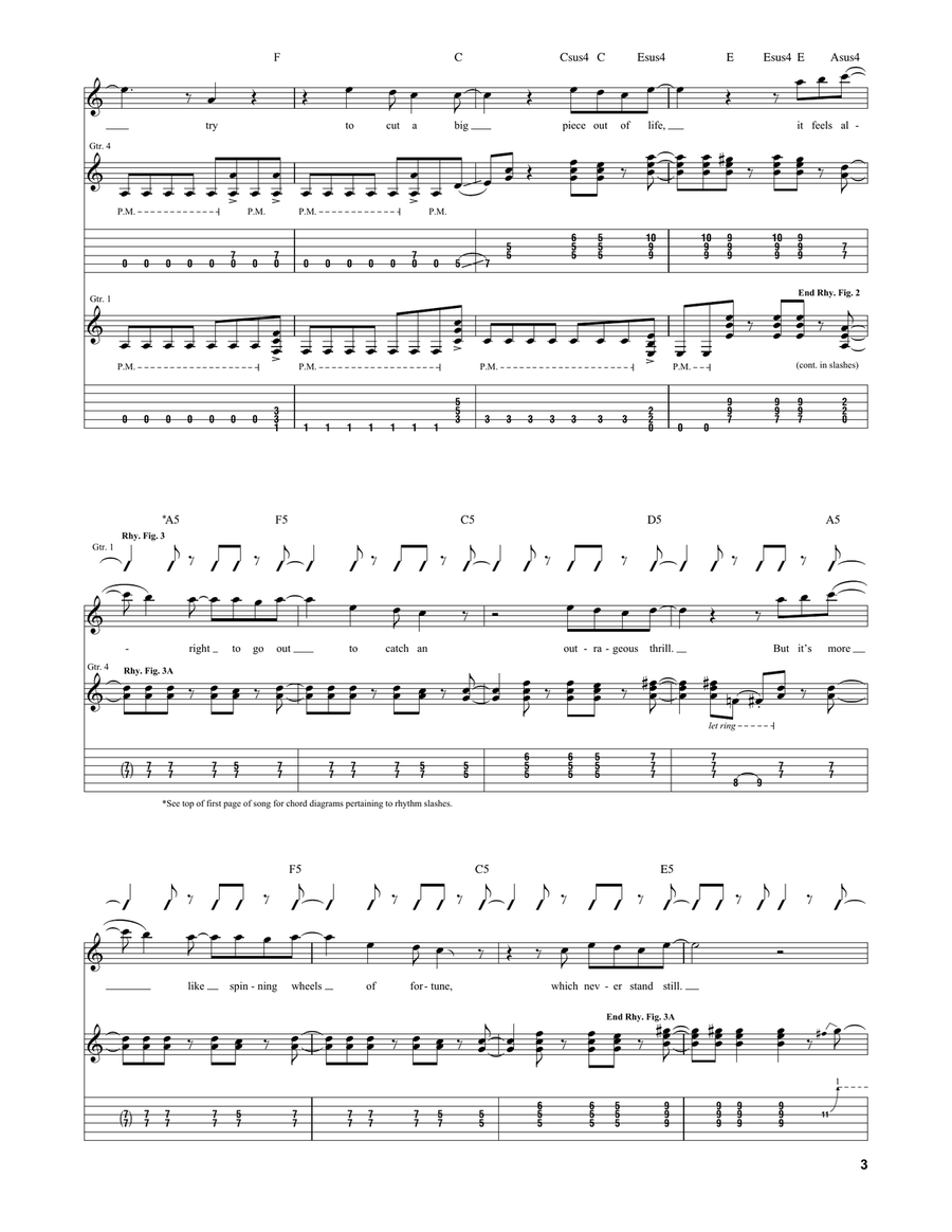 Big City Nights Big City Nights Acoustic Guitar scores gallery preview page 3