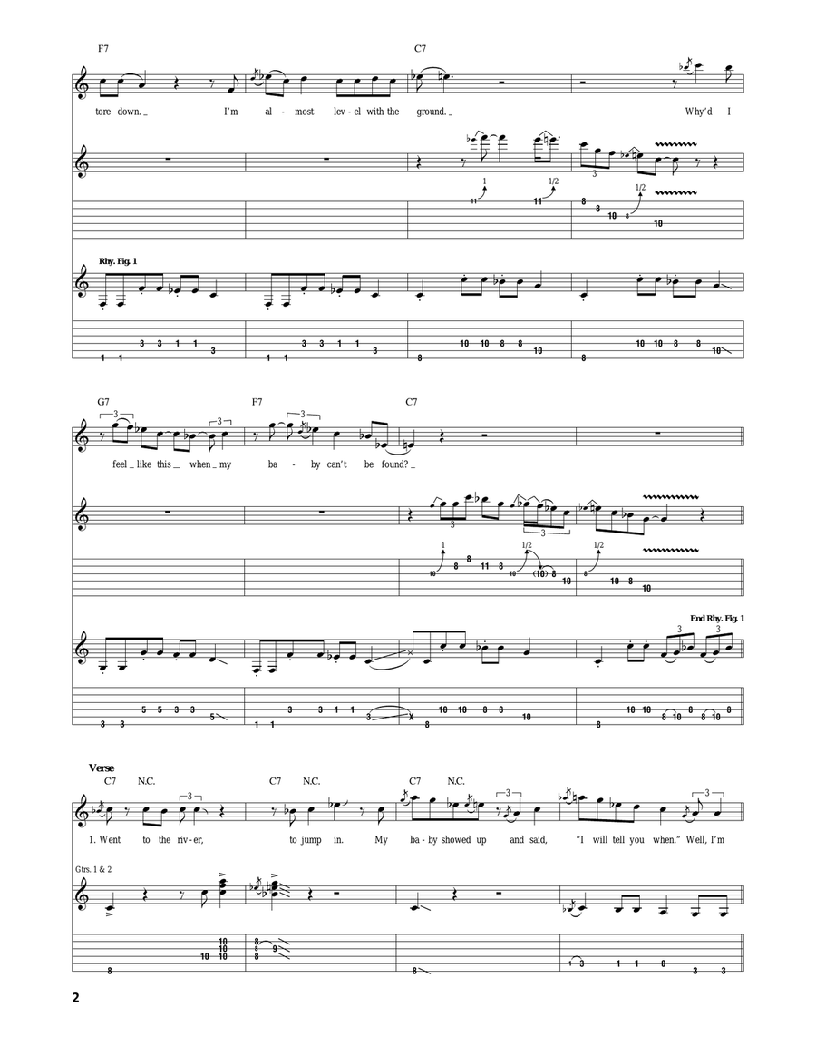 I'm Tore Down Acoustic Guitar scores gallery preview page 2