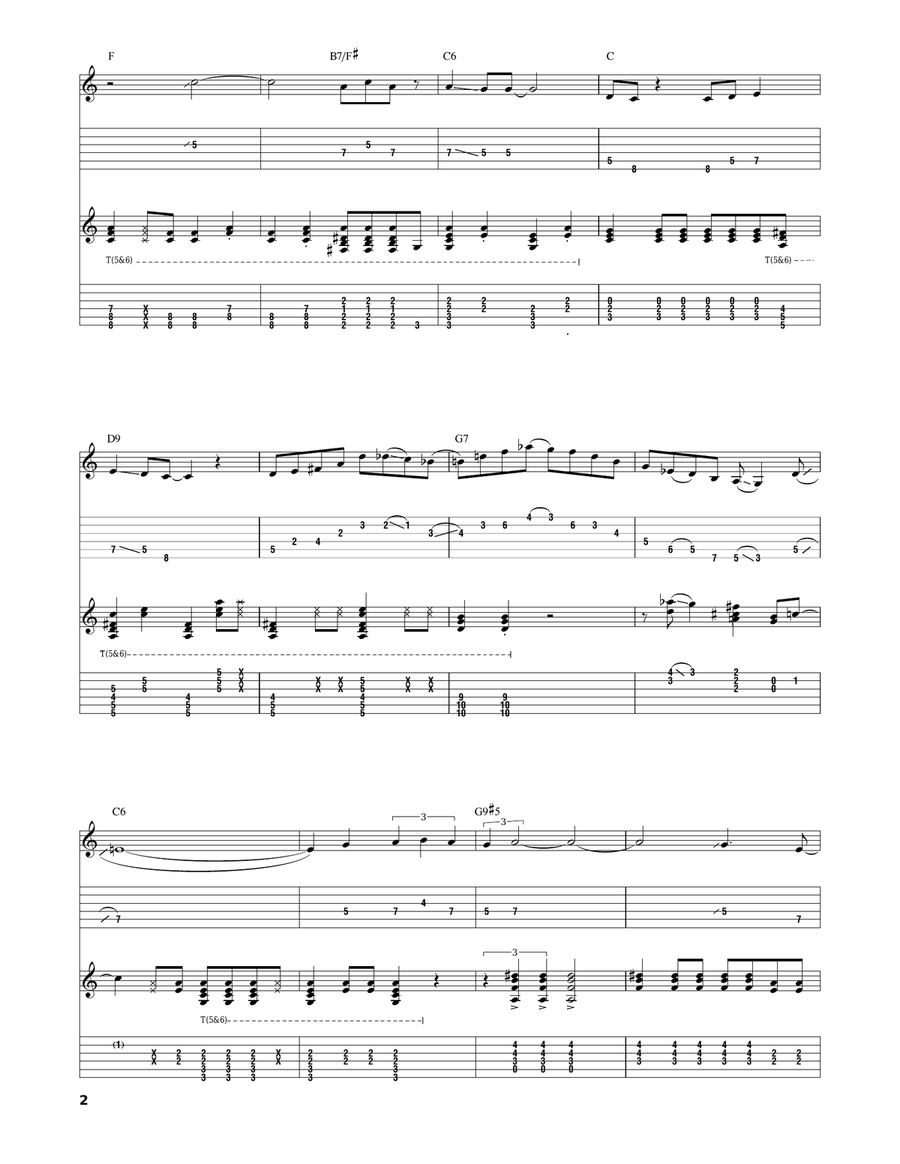 The World Is Waiting For The Sunrise Electric Guitar scores gallery preview page 2