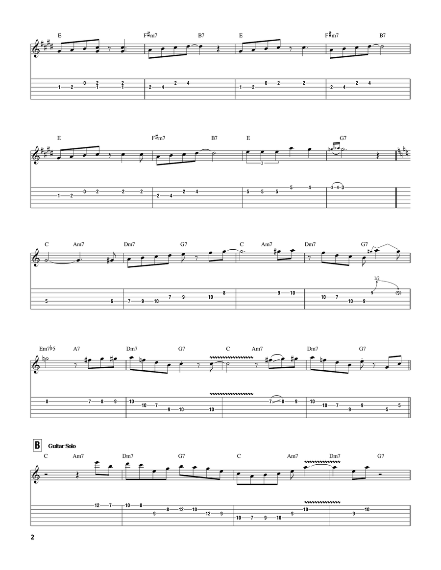 Swing 42 Swing 42 Electric Guitar scores gallery preview page 2