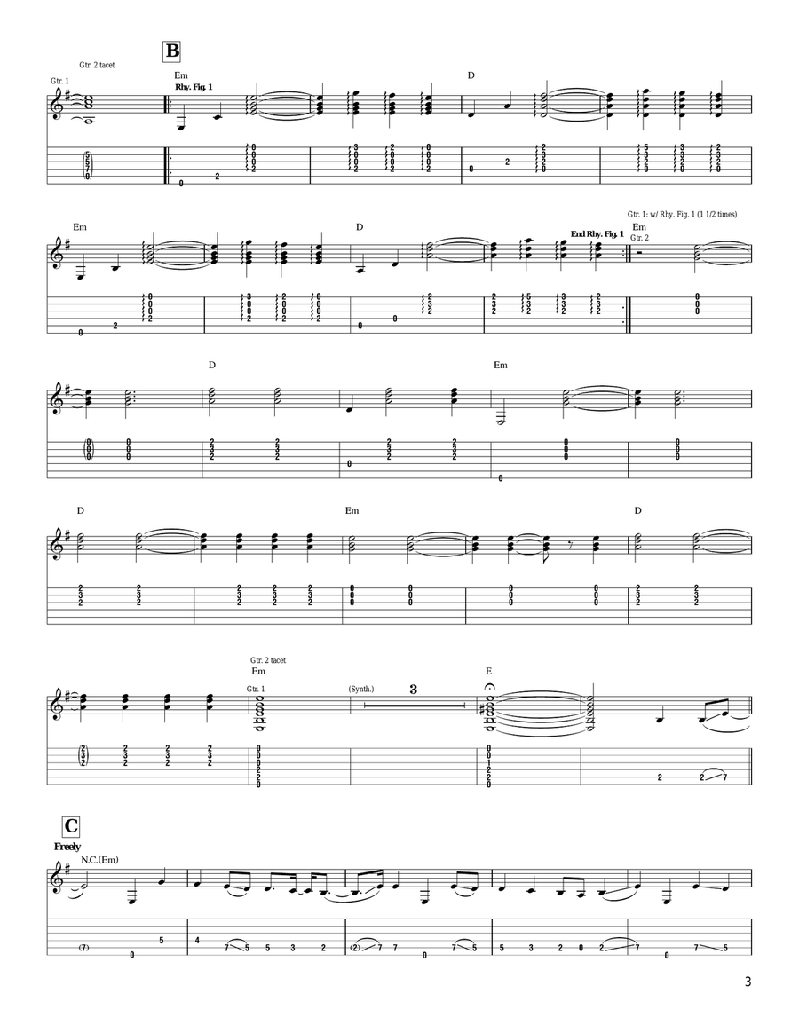 Oh Well Part 2 Oh Well Part 2 Acoustic Guitar scores gallery preview page 3