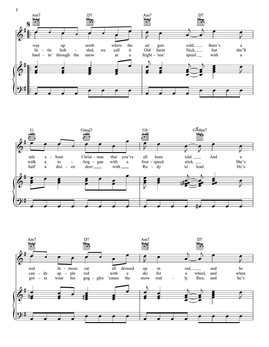 Little Saint Nick Little Saint Nick Acoustic Guitar scores gallery preview page 2
