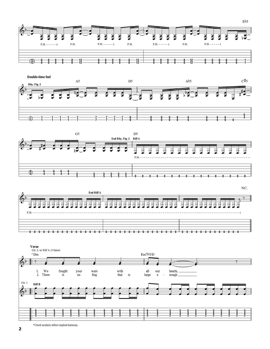 A.D.D. A.D.D. Electric Guitar scores gallery preview page 2