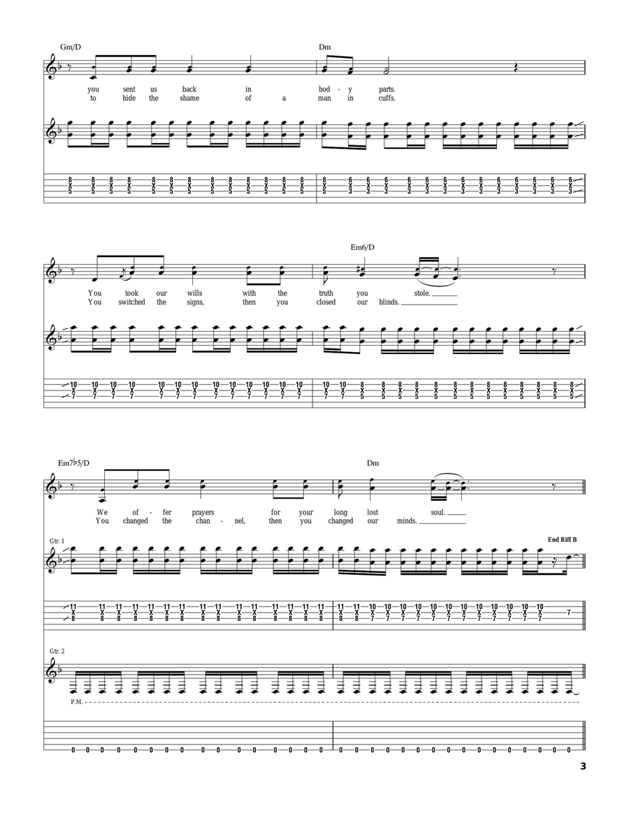 A.D.D. A.D.D. Electric Guitar scores gallery preview page 3