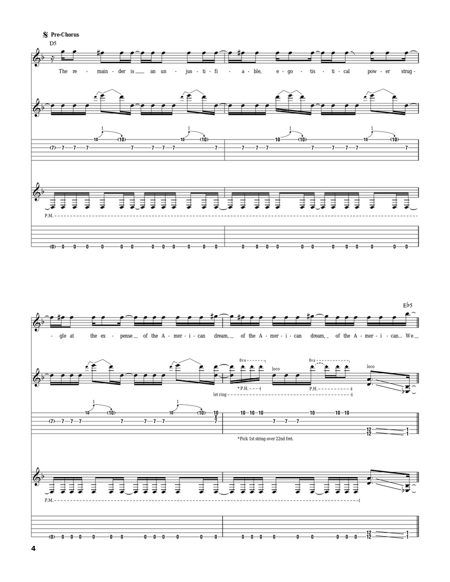 A.D.D. A.D.D. Electric Guitar scores gallery preview page 4