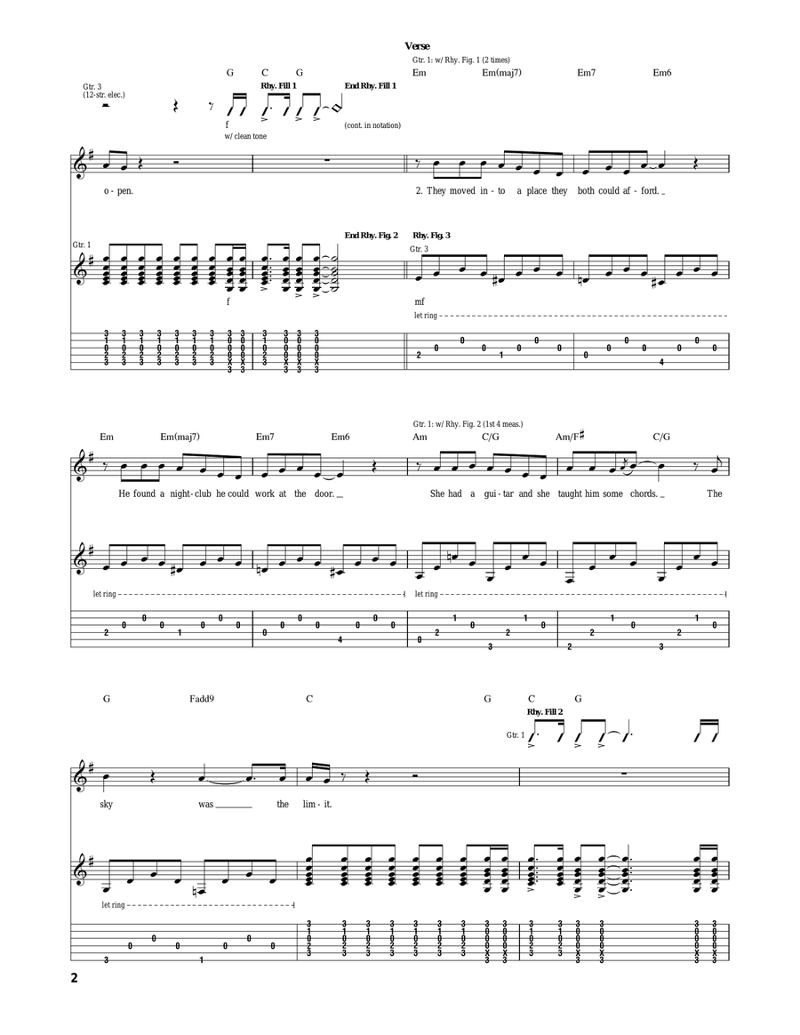 Into The Great Wide Open Into The Great Wide Open Acoustic Guitar scores gallery preview page 2