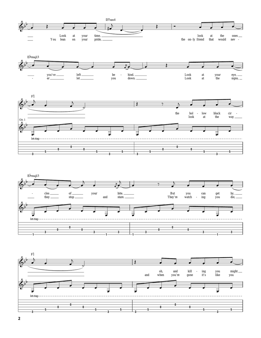 Famous Monsters Famous Monsters Electric Guitar scores gallery preview page 2