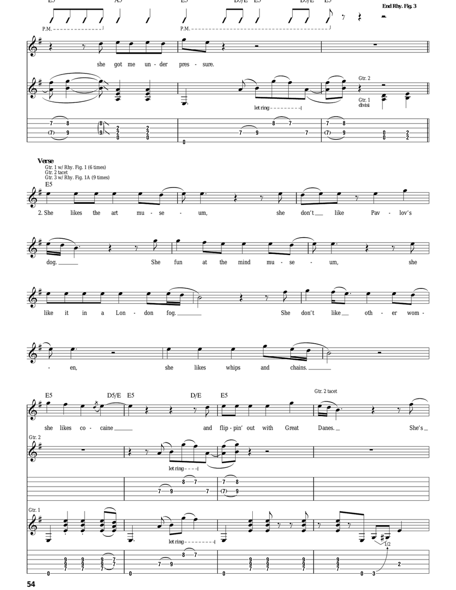 Got Me Under Pressure Got Me Under Pressure Acoustic Guitar scores gallery preview page 3