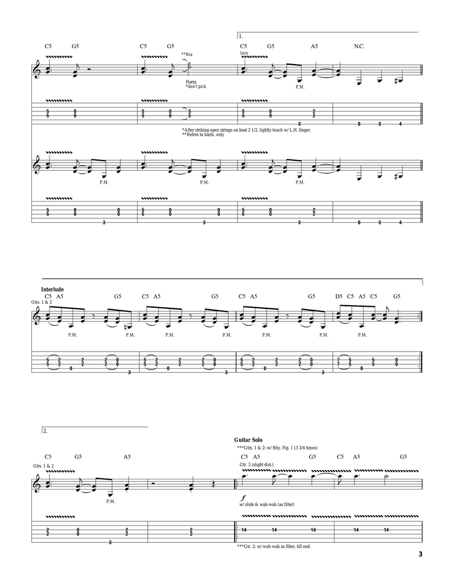 Heard It On The X Heard It On The X Acoustic Guitar scores gallery preview page 3