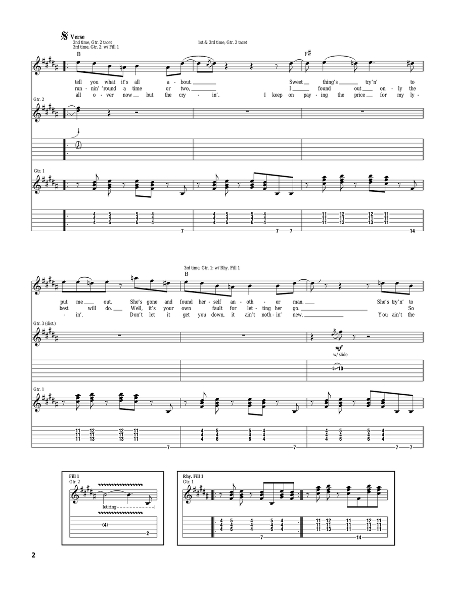 It's Only Love It's Only Love Acoustic Guitar scores gallery preview page 2