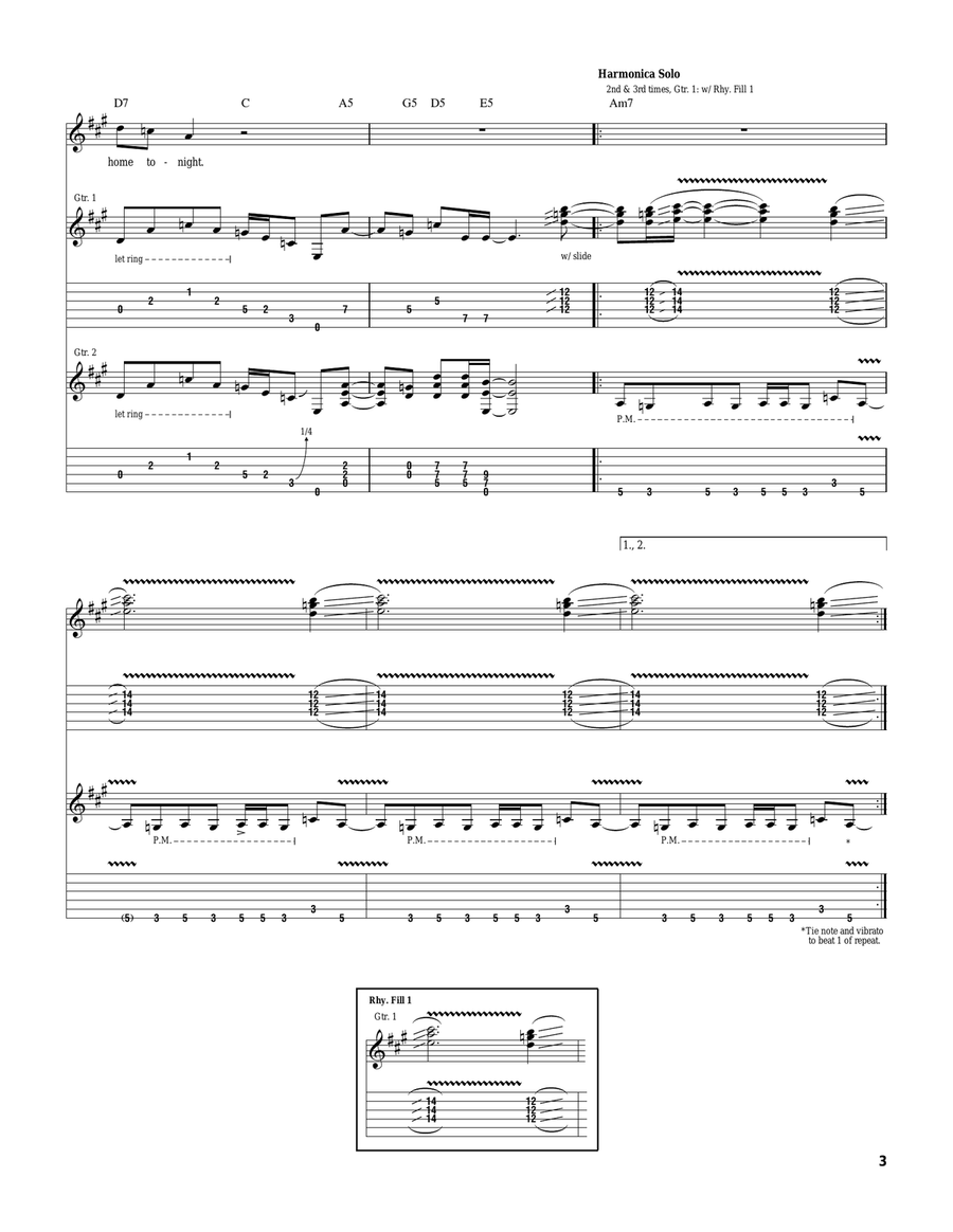 Waitin' For The Bus Waitin' For The Bus Acoustic Guitar scores gallery preview page 3