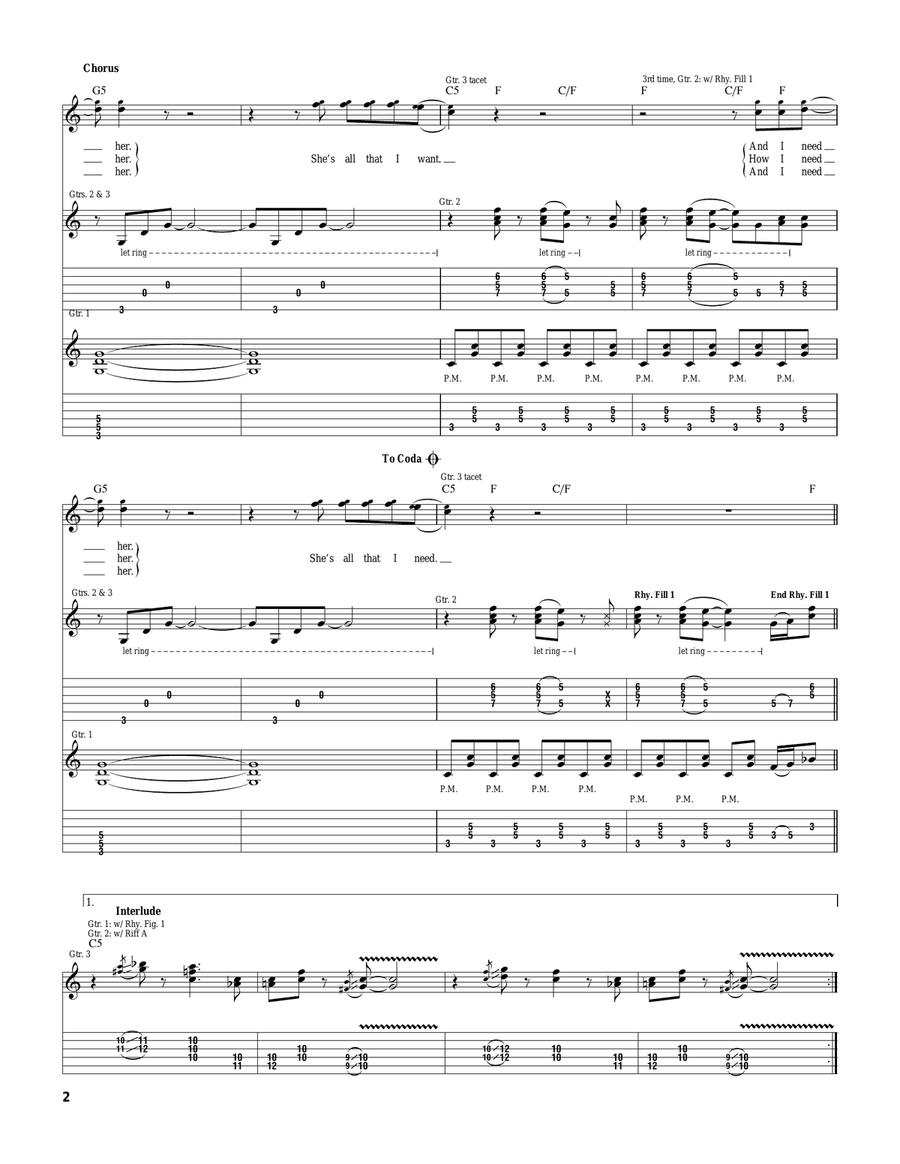 Francine Francine Acoustic Guitar scores gallery preview page 2
