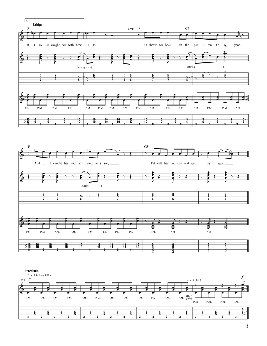 Francine Francine Acoustic Guitar scores gallery preview page 3