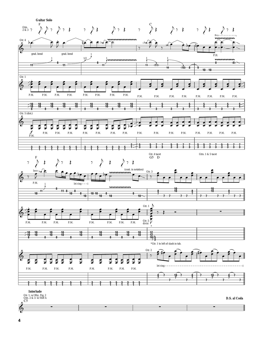Francine Francine Acoustic Guitar scores gallery preview page 4