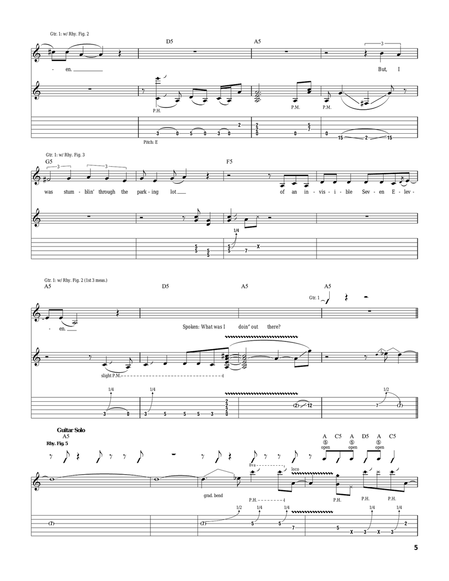 My Head's In Mississippi My Head's In Mississippi Acoustic Guitar scores gallery preview page 5
