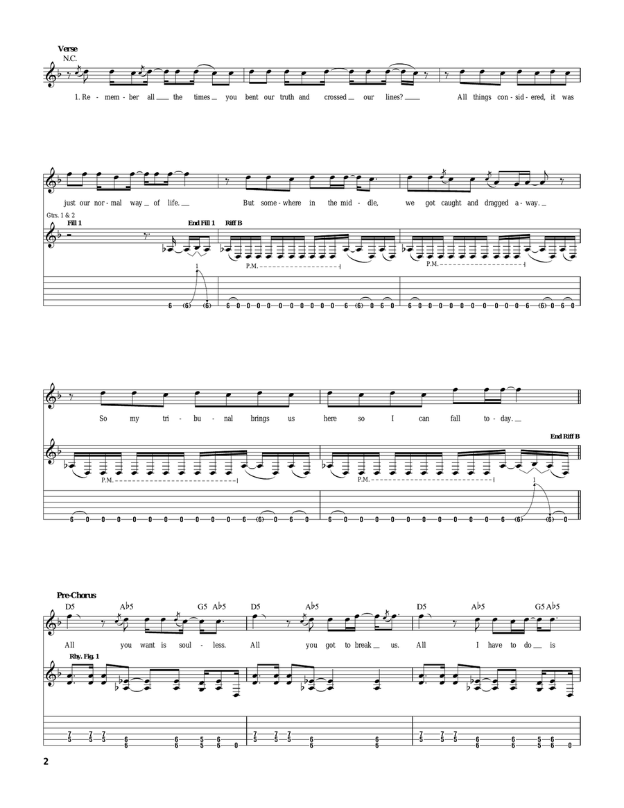 Choose Choose Electric Guitar scores gallery preview page 2