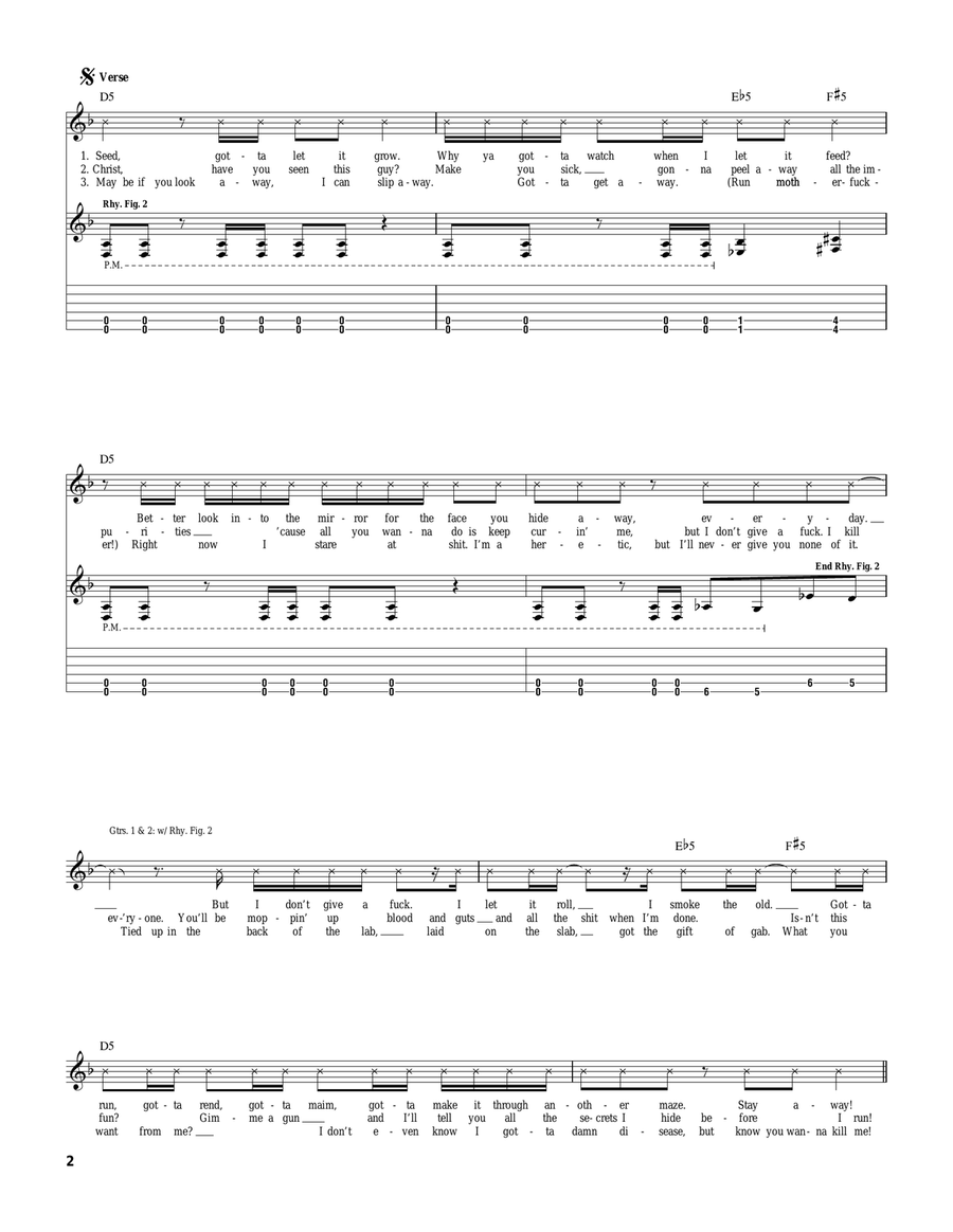 Get Inside Get Inside Electric Guitar scores gallery preview page 2