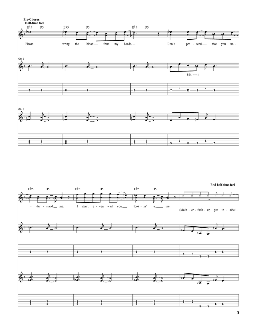 Get Inside Get Inside Electric Guitar scores gallery preview page 3