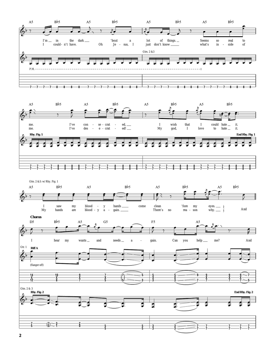 Monolith Monolith Electric Guitar scores gallery preview page 2