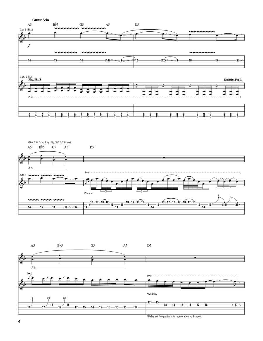 Monolith Monolith Electric Guitar scores gallery preview page 4