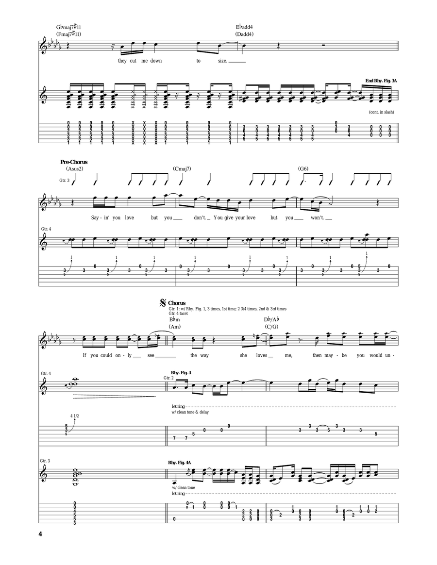 If You Could Only See Acoustic Guitar scores gallery preview page 4