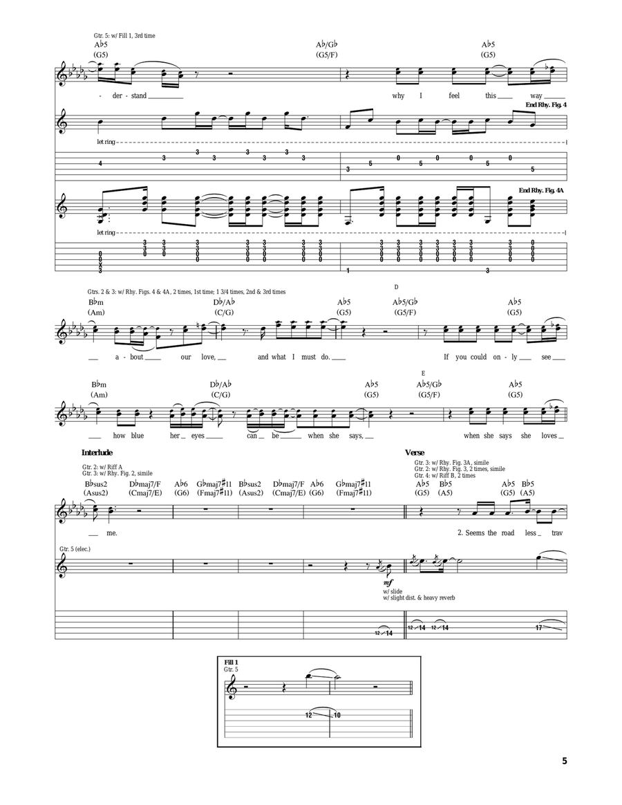 If You Could Only See Acoustic Guitar scores gallery preview page 5