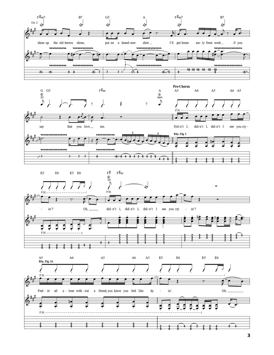 I Want You To Want Me (Live) Acoustic Guitar scores gallery preview page 3
