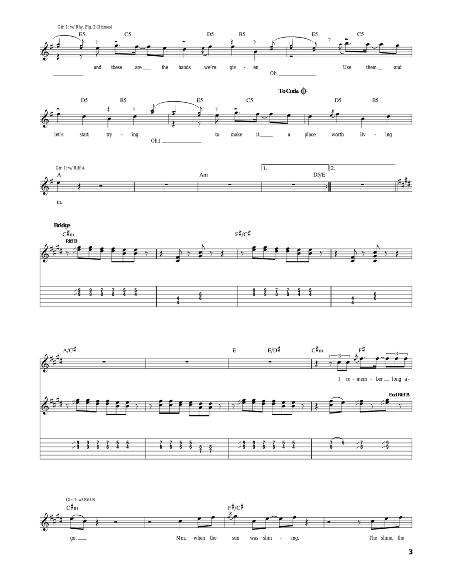 Land Of Confusion Land Of Confusion Acoustic Guitar scores gallery preview page 3